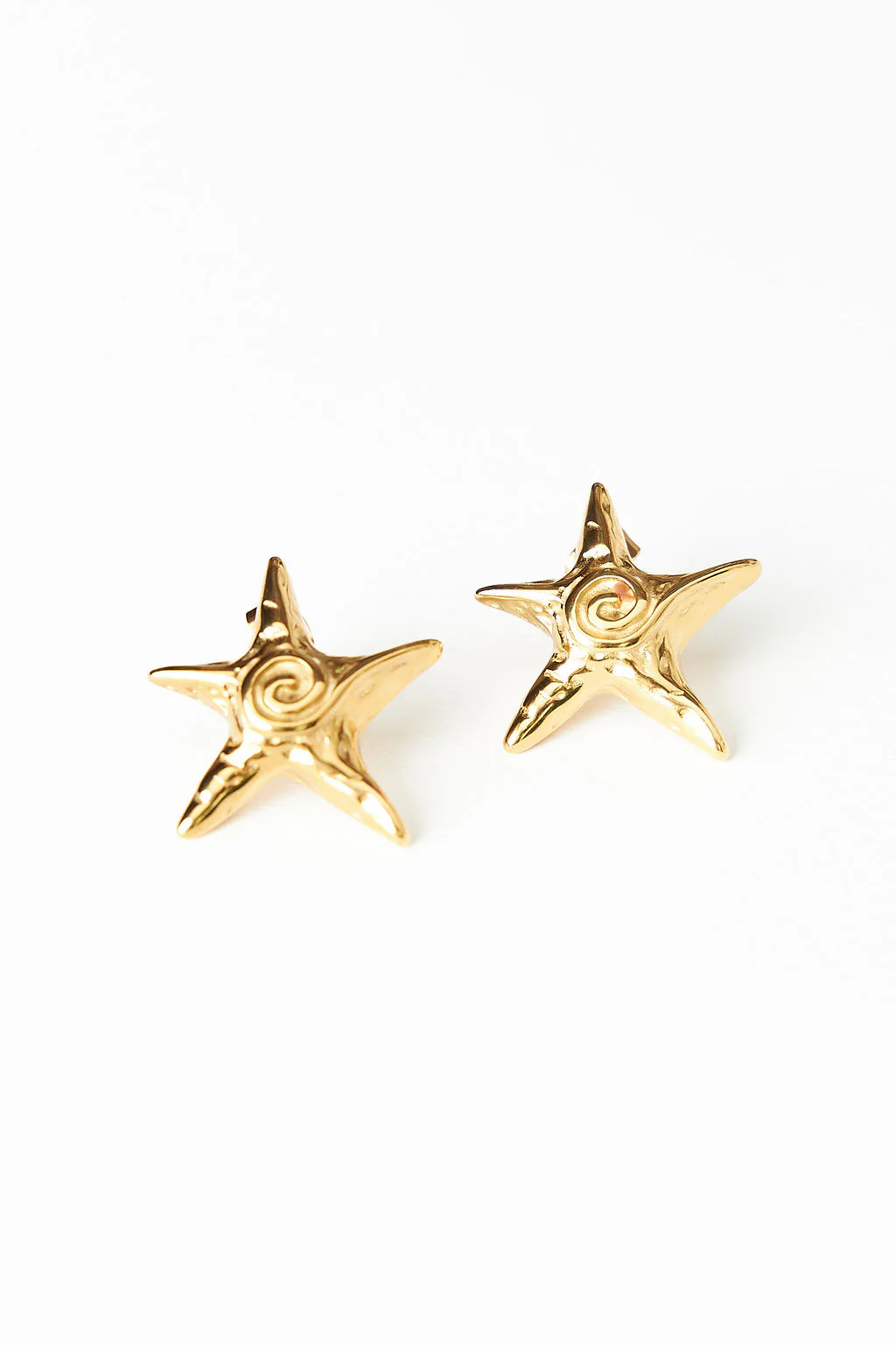 Peach Earrings - Gold